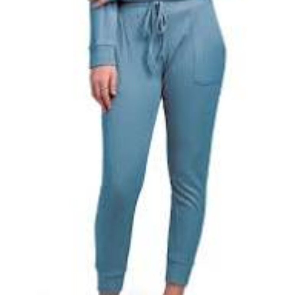 NWT VAN WINKLE & CO. Luxury Cashmere Ocean Ribbed Coordinating Joggers